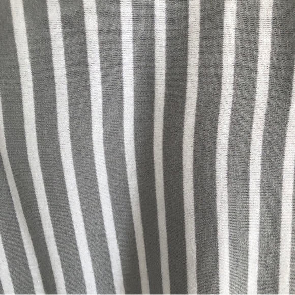 Denim and Flower by Ricky Singh Men’s Large Gray Stripped Short Sleeve Shirt‎ - Picture 6 of 13